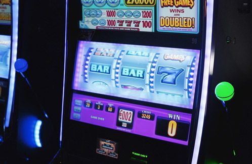 Spielautomat mit drei Richtigen