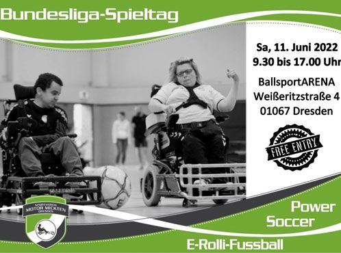 Zwei E-Rolli Spieler auf dem Parkett