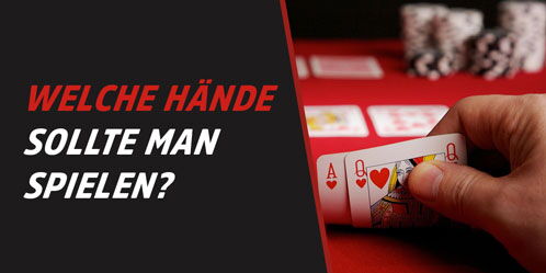 Grafik, die Karten und Pokerchips zeigt