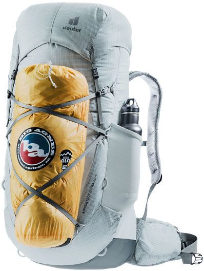 Trekking-Rucksack Aircontact Ultra in hellgrau