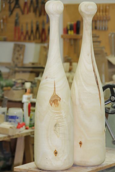 Wooden Clubs selbstgebaut