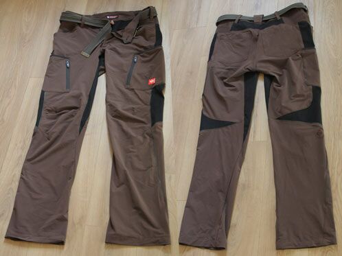 Braune Host Cargohose e.s.vision stretch von Engelbert Strauss