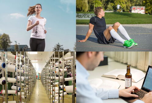 Bildercollage der vier Firmen