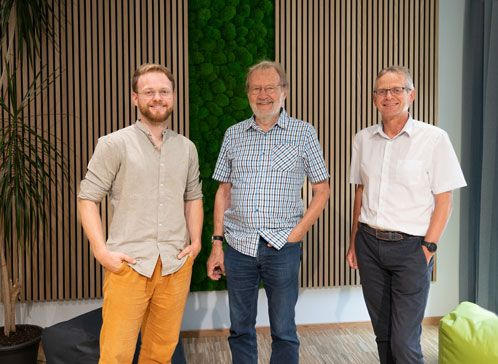 Von links: Vitus Wuhrer, Albrecht v. Dewitz, Markus Wanner