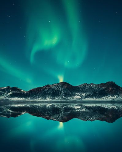 Nordlichter in Island