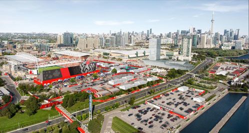 BMO Field Fußballstadion in der kanadischen Stadt Toronto