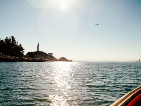 Leuchtturm in Porteau Cove Howe Sound