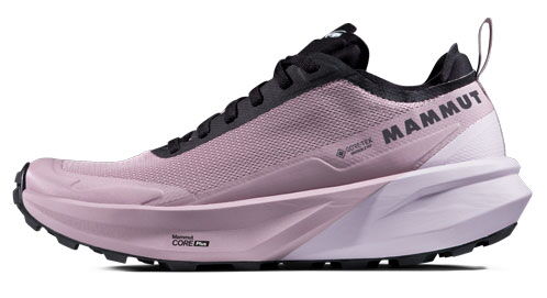 Hellgrau-rosa Trailrunning-Schuh von Mammut