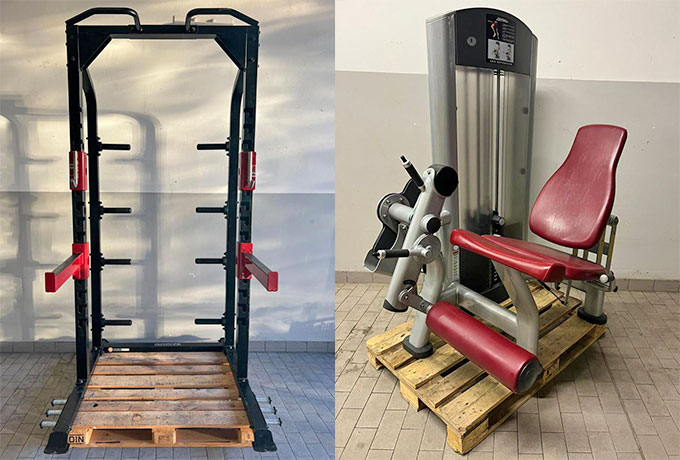 Power-Rack und Maschine zum Beinheben