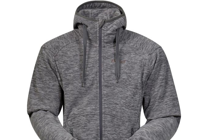 Fleecejacke „Hareid Jacket“ von Bergans in grauer Farbe